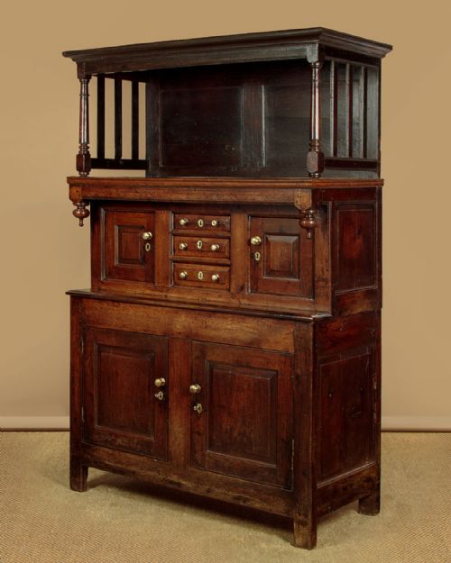 SMALL WELSH OAK CWPWRDD TRIDARN C1760 - ADDITIONAL PHOTO 2