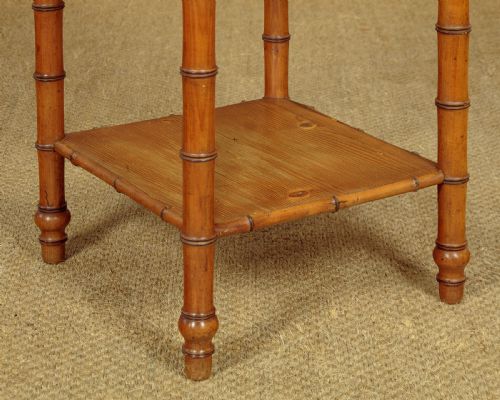 FAUX BAMBOO BEDSIDE CABINET C1890 - ADDITIONAL PHOTO 7