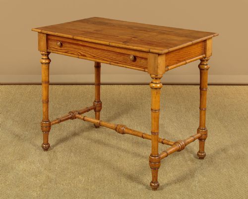 fig 1. Faux Bamboo Bedroom Table, Mirror & Chairs c.1890