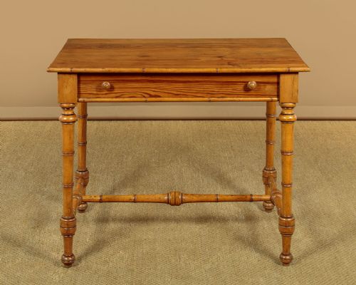 fig 2. Faux Bamboo Bedroom Table, Mirror & Chairs c.1890