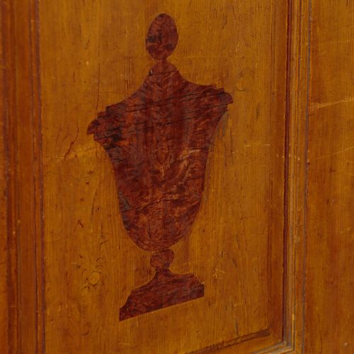 TYROLEAN PAINTED PINE WARDROBE DATED 1852 - ADDITIONAL PHOTO 7