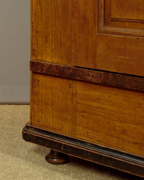 TYROLEAN PAINTED PINE WARDROBE DATED 1852 - ADDITIONAL PHOTO 12