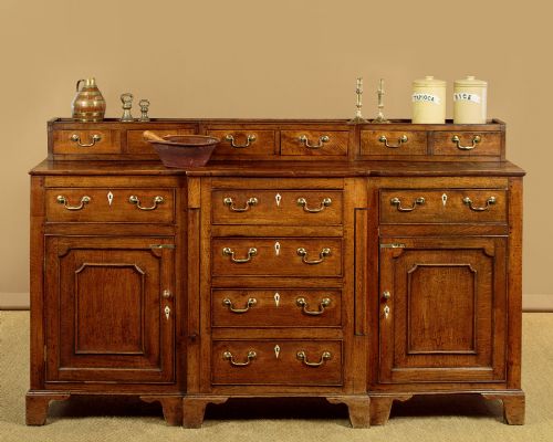 WELSH DRESSER BASE WITH SPICE DRAWERS C1800 - ADDITIONAL PHOTO 1