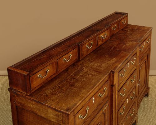 WELSH DRESSER BASE WITH SPICE DRAWERS C1800 - ADDITIONAL PHOTO 5