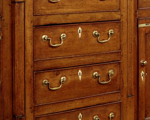 WELSH DRESSER BASE WITH SPICE DRAWERS C1800 - ADDITIONAL PHOTO 9