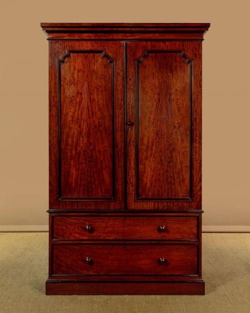 Mahogany Wardrobe by Lamb of Manchester C.1860