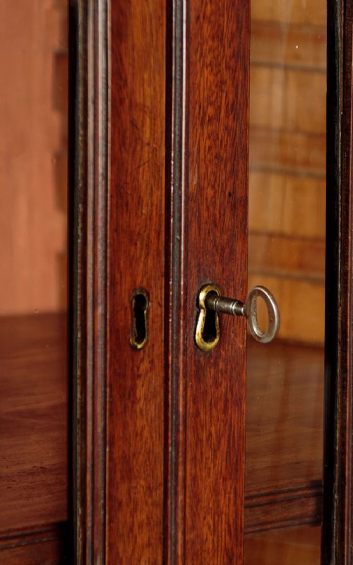 Georgian Mahogany Estate Bookcase c.1800 View V