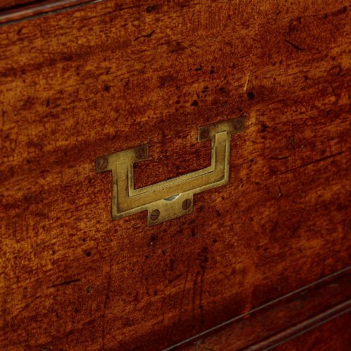 CAMPAIGN CHEST OF DRAWERS C1850 - ADDITIONAL PHOTO 8