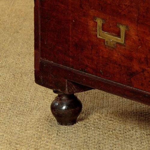 CAMPAIGN CHEST OF DRAWERS C1850 - ADDITIONAL PHOTO 11