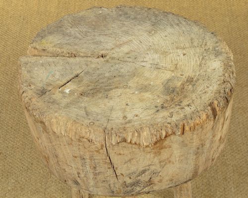 FRENCH PROVINCIAL ELM KITCHEN CHOPPING BLOCK C1890 - ADDITIONAL PHOTO 5