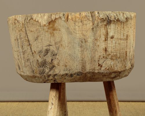 FRENCH PROVINCIAL ELM KITCHEN CHOPPING BLOCK C1890 - ADDITIONAL PHOTO 8