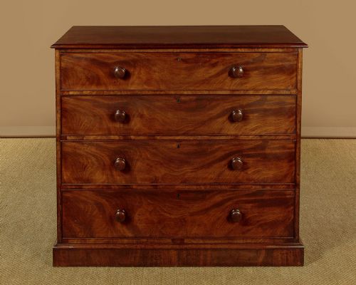 Large Mahogany Gentleman's Chest of Drawers C.1840