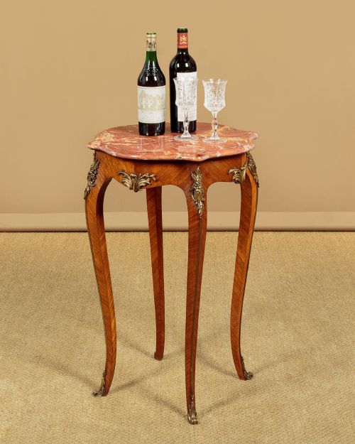 LOUIS XV STYLE WINE TABLE BY LMARTIN OF PARIS C1920 - ADDITIONAL PHOTO 1