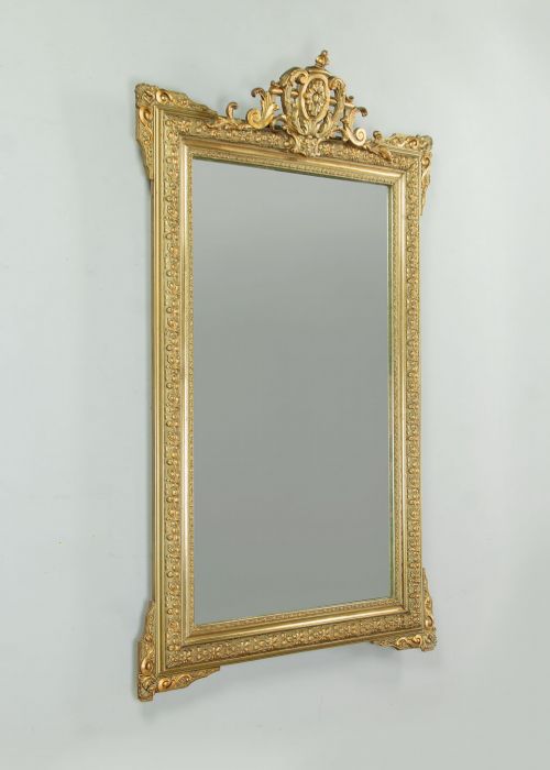 FRENCH GILDED MIRROR C1900 - ADDITIONAL PHOTO 1