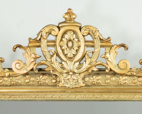 FRENCH GILDED MIRROR C1900 - ADDITIONAL PHOTO 2