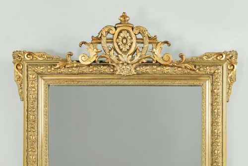 FRENCH GILDED MIRROR C1900 - ADDITIONAL PHOTO 3