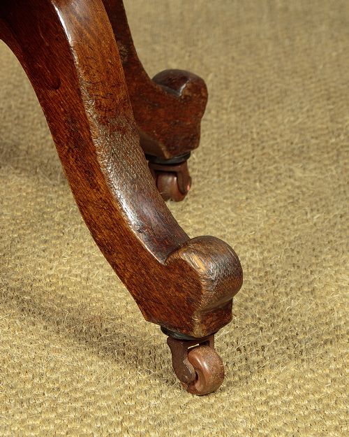 Oak Revolving Desk Chair c.1890 View IX