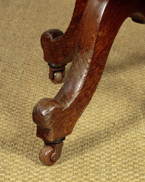 Oak Revolving Desk Chair c.1890 View X