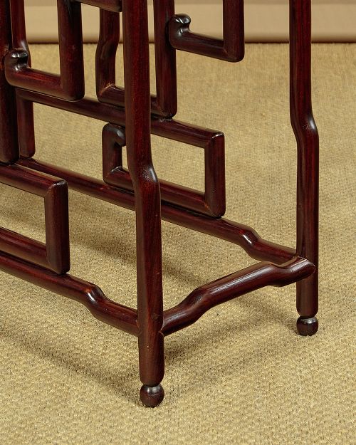Pair of Chinese Two Tier Stands c.1930 View XII