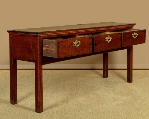 OAK DRESSER BASE C1800 - ADDITIONAL PHOTO 4