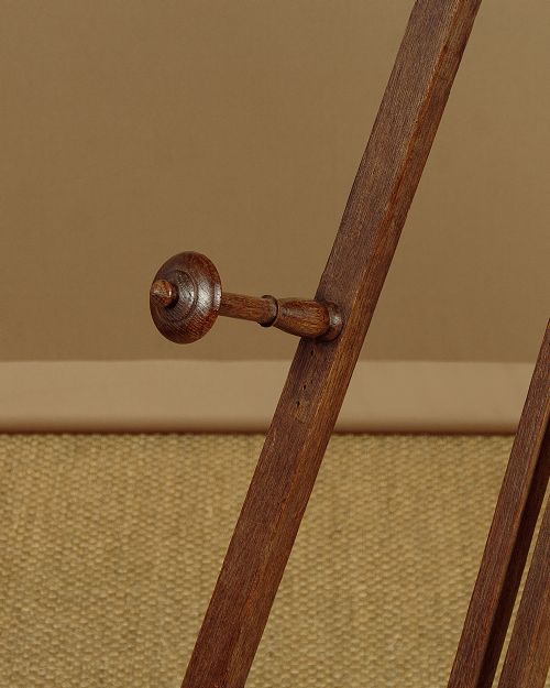 CARVED OAK DISPLAY EASEL C1910 - ADDITIONAL PHOTO 4
