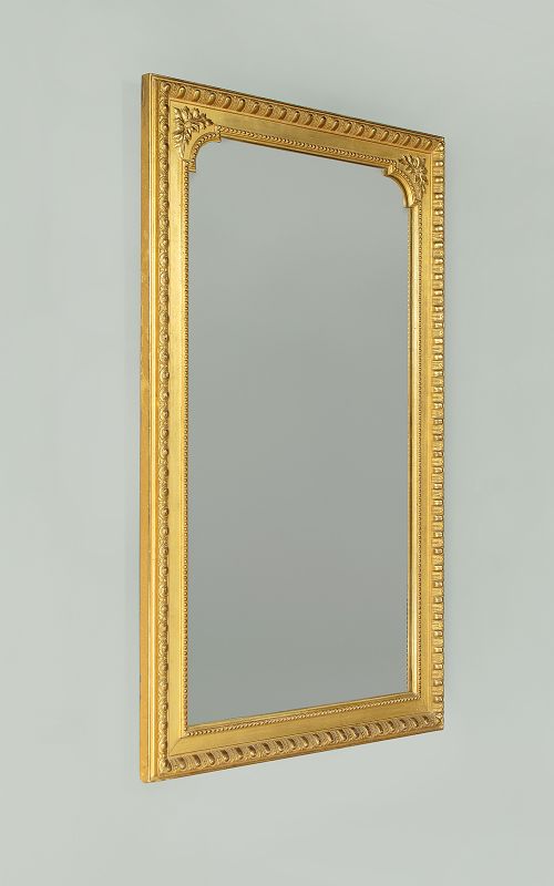 FRENCH GILTWOOD MIRROR C1890 - ADDITIONAL PHOTO 1