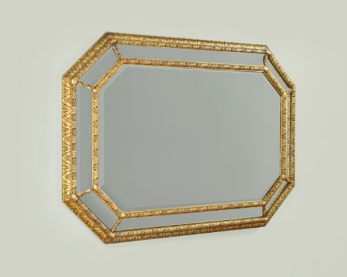 GILDED CUSHION FRAME MIRROR - ADDITIONAL PHOTO 2