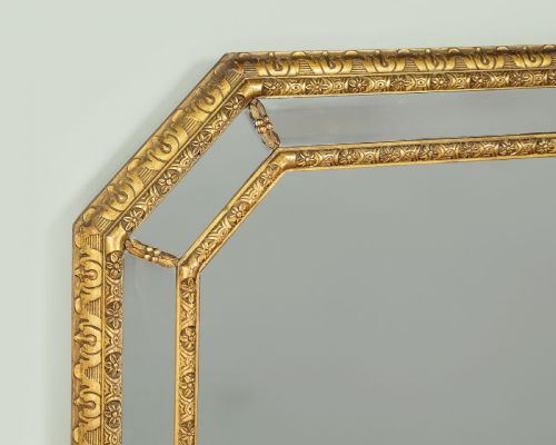 GILDED CUSHION FRAME MIRROR - ADDITIONAL PHOTO 3