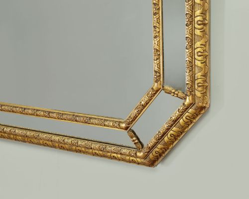 GILDED CUSHION FRAME MIRROR - ADDITIONAL PHOTO 6