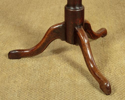 18THC VERNACULAR OAK TRIPOD TABLE C1760 - ADDITIONAL PHOTO 6