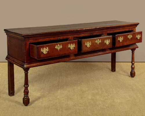OAK DRESSER BASE C1740 - ADDITIONAL PHOTO 4