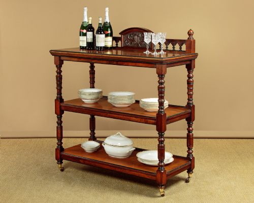 AESTHETIC MOVEMENT WALNUT BUFFET C1880 - ADDITIONAL PHOTO 1
