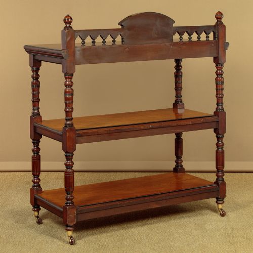 AESTHETIC MOVEMENT WALNUT BUFFET C1880 - ADDITIONAL PHOTO 11
