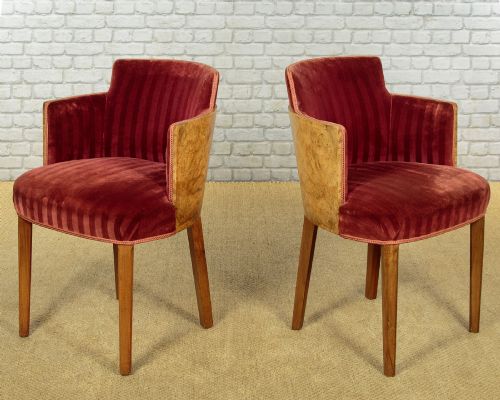 PAIR OF ART DECO ARMCHAIRS C1930