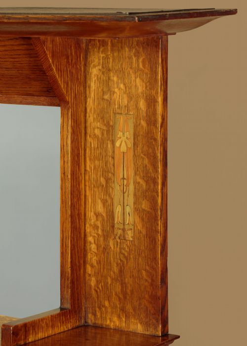 LIBERTY STYLE ARTS CRAFTS OAK DRESSER C1905 - ADDITIONAL PHOTO 6