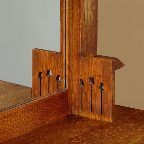 LIBERTY STYLE ARTS CRAFTS OAK DRESSER C1905 - ADDITIONAL PHOTO 7