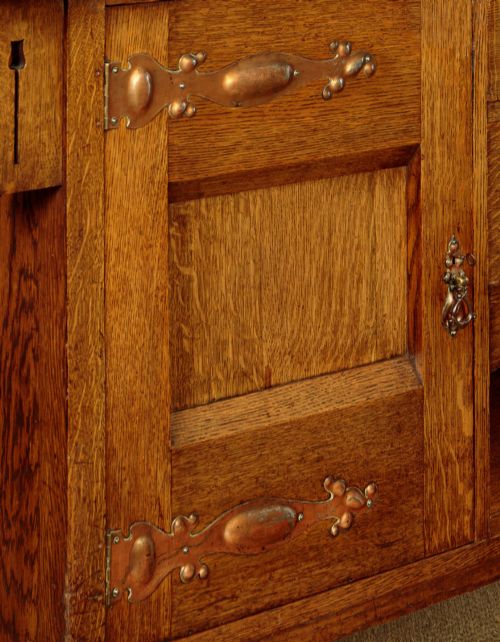 LIBERTY STYLE ARTS CRAFTS OAK DRESSER C1905 - ADDITIONAL PHOTO 8