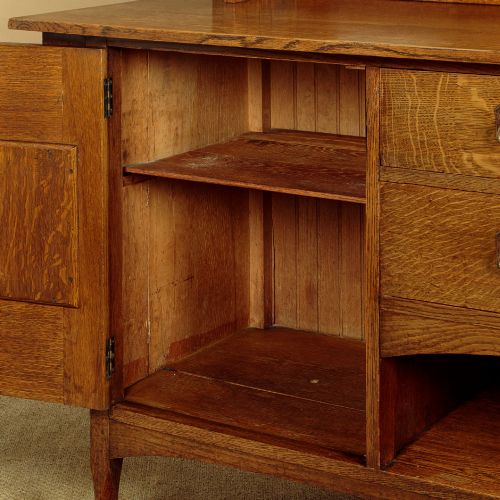 LIBERTY STYLE ARTS CRAFTS OAK DRESSER C1905 - ADDITIONAL PHOTO 9