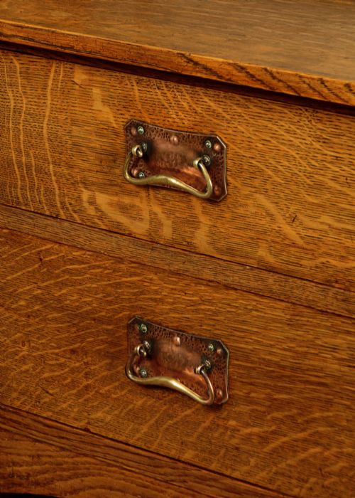 LIBERTY STYLE ARTS CRAFTS OAK DRESSER C1905 - ADDITIONAL PHOTO 10
