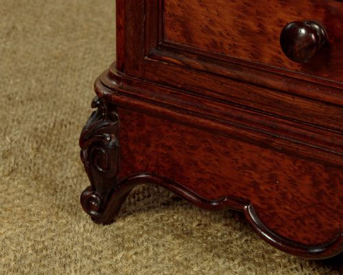 PAIR OF ROSEWOOD AMBOYNA BEDSIDE DRAWER PEDESTALS C1890 - ADDITIONAL PHOTO 9