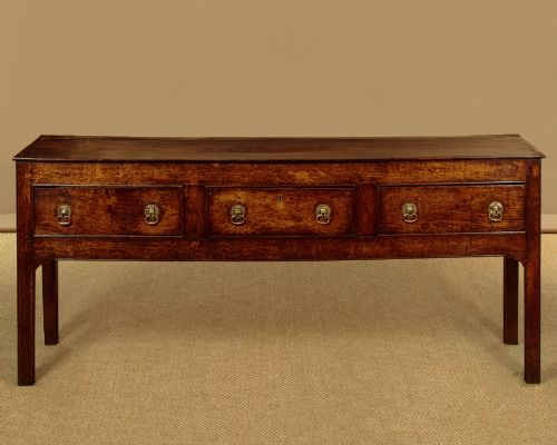 Small Oak Dresser Base C.1750