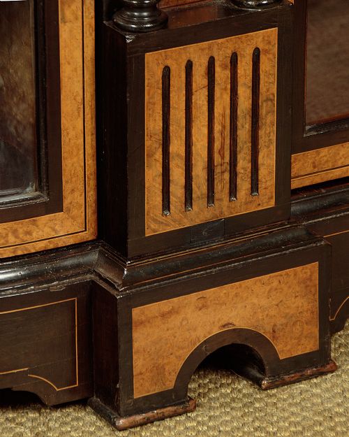 BURR WALNUT EBONIZED CREDENZA C1880 - ADDITIONAL PHOTO 10