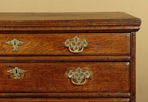 OAK CHEST OF DRAWERS C1800 - ADDITIONAL PHOTO 6
