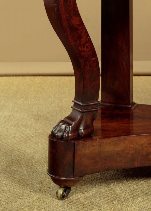 MAHOGANY MARBLE TOP DRESSING TABLE C1850 - ADDITIONAL PHOTO 12
