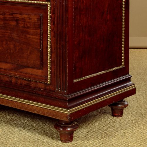 BRASS MOUNTED BREAKFRONT BOOKCASE C1910 - ADDITIONAL PHOTO 8