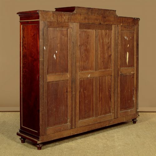 BRASS MOUNTED BREAKFRONT BOOKCASE C1910 - ADDITIONAL PHOTO 10