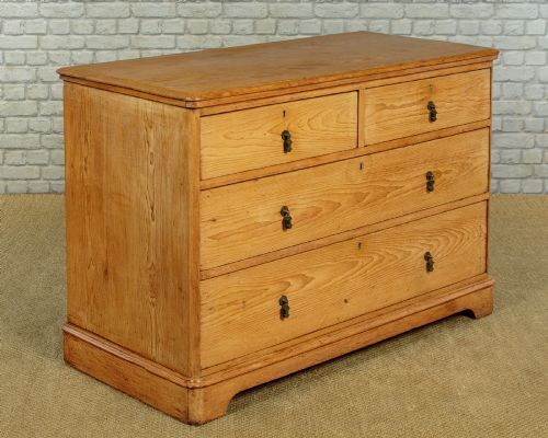 PINE CHEST OF DRAWERS C1880 - ADDITIONAL PHOTO 2