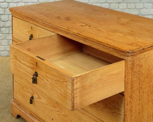 PINE CHEST OF DRAWERS C1880 - ADDITIONAL PHOTO 5
