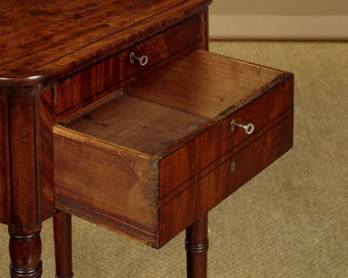 GEORGE III MAHOGANY SIDE TABLE C1820 - ADDITIONAL PHOTO 8