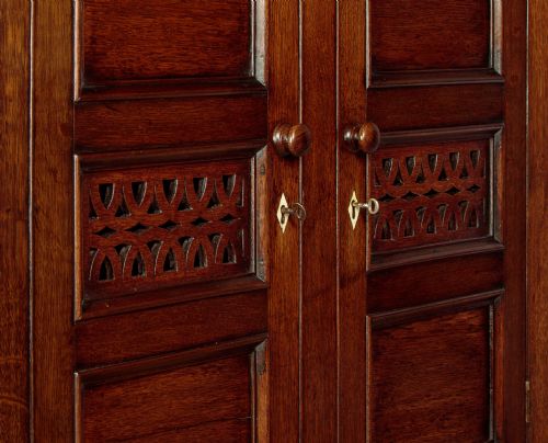 WELSH OAK BREAD CHEESE CUPBOARD C1820 - ADDITIONAL PHOTO 6